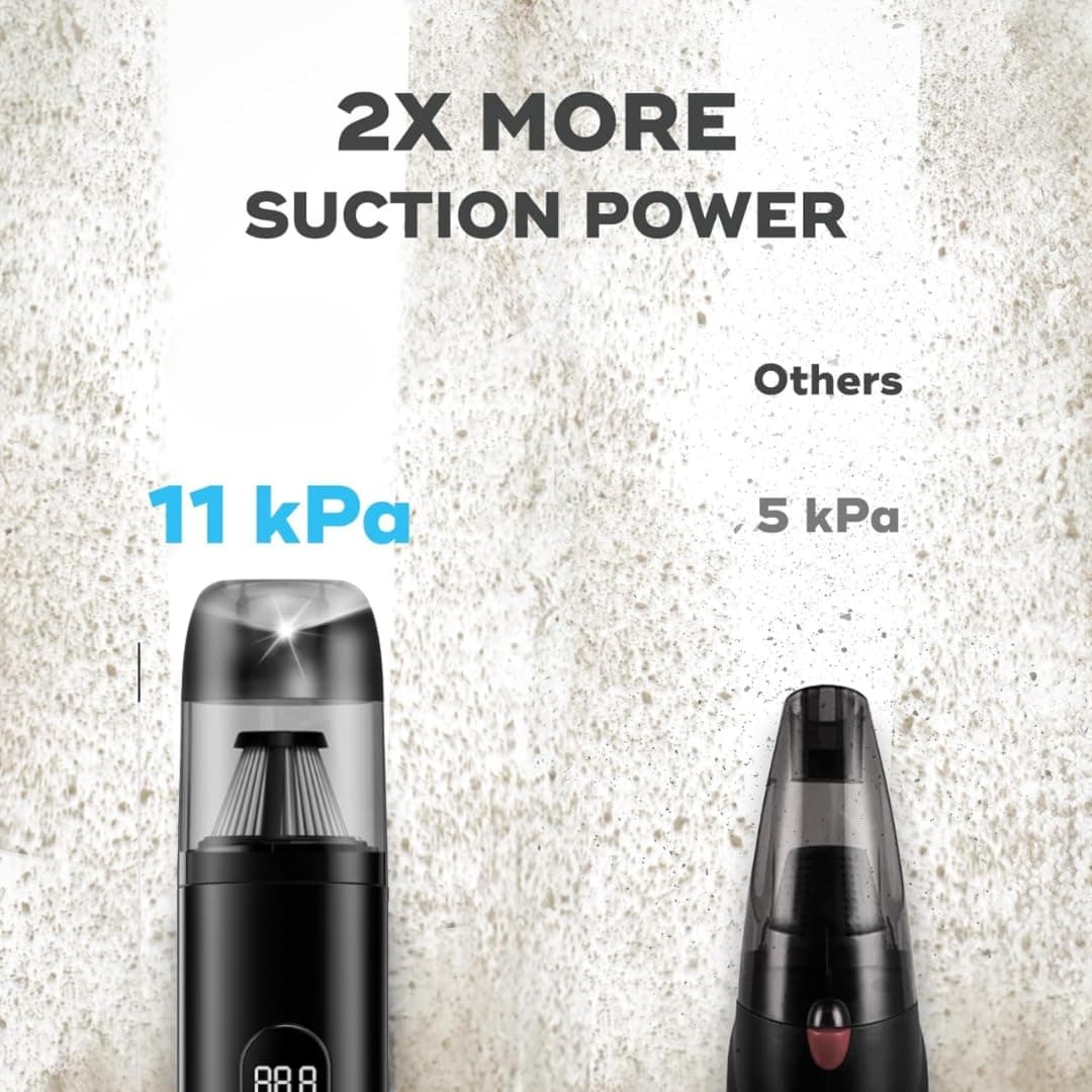 WeFilter High-Power Portable Car & Home Vacuum Cleaner - Image 4