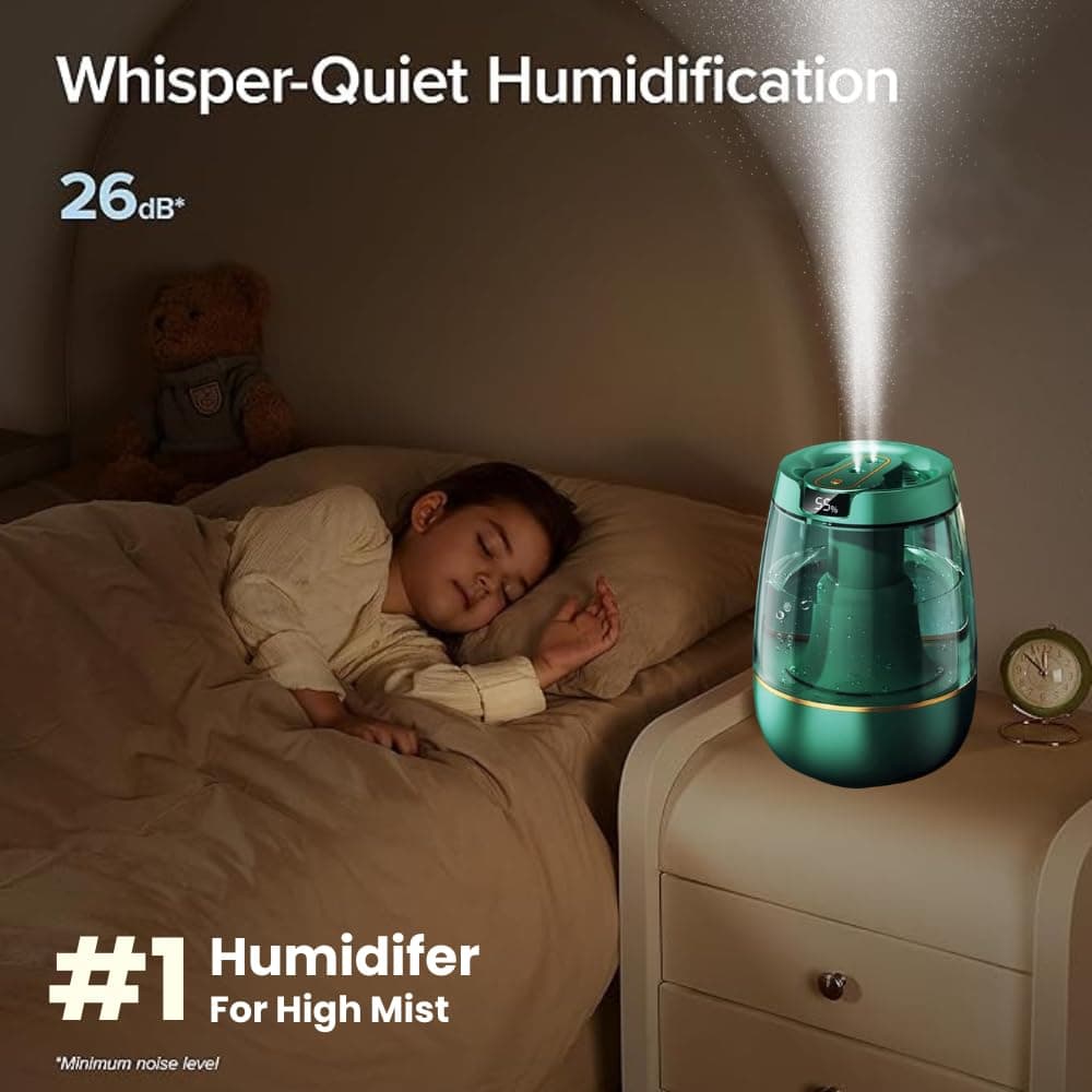 WeFilter Cool Mist Ultrasonic Humidifier (2L) - Image 8