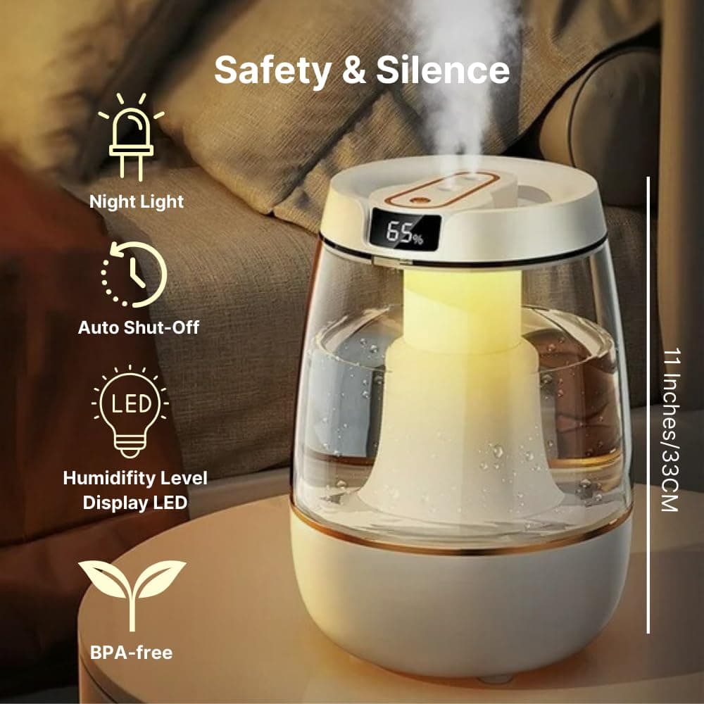 WeFilter Cool Mist Ultrasonic Humidifier (3L) - Image 2