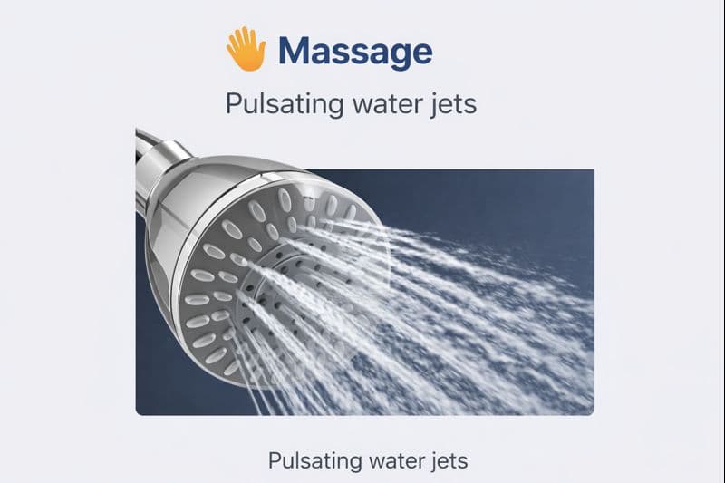 Massage spray mode